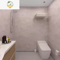 YICHENG加厚墙纸自粘卫生间浴室防水防潮厨房防油贴仿瓷砖墙贴纸墙面装饰 豆腐花纹 60厘米X3米长 大