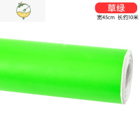 YICHENG大卷即时贴贴纸 彩色不干胶及时贴手工材料自粘贴幼儿园背景墙贴 草绿:亮面款1卷 超大
