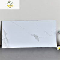 YICHENG加厚白格子仿大理石墙贴卫生间店面翻新装饰防水自粘墙纸瓷砖贴纸 亮光加强版雅士白20片装=3.6平方 单片3