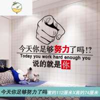 YICHENG卧室装饰房间布置墙纸自粘励志墙贴画墙壁纸男孩海报贴纸家用贴饰 03.今天你足够努力了吗[过年7天正常发货]