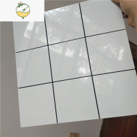 YICHENG铝塑板自粘贴仿大理石九宫格仿瓷砖卫生间厨房店面翻新立体墙贴 九宫格高光 中