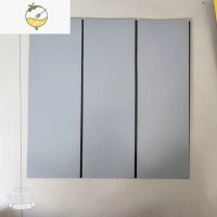 YICHENG简约自粘3D立体铝塑板墙贴旧墙翻新客厅防水防油厨房卫生间客厅贴 灰色 10X30厘米灰色 中