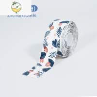 YICHENG马桶边缘美缝贴防水胶带卫生间坐便器底座地砖缝瓷砖美化贴纸 单折-芬芳四溢(白) 0x0cm墙贴