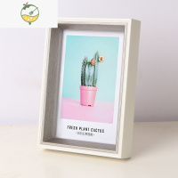 YICHENG相框摆台可爱清新儿童挂墙6寸7寸10寸8开4KA4简约活力创意画框 活力白灰 A4摆台(横竖可用)