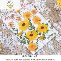 YICHENG创意手工diy干花制作材料金属玻璃相框4 6寸摆台植物标本押花画框 黄昏干花-16朵 其他尺寸