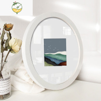 YICHENG简约现代圆形相框10寸12寸7寸16挂墙46050cm中式装裱画框创意圆框 白色 [不含画芯] 20寸(可