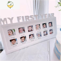 YICHENG金迪相框证件照儿童记录成长校园纪念连体画架孩子小班到高三相框 E36-C17-白色相框() 其他尺寸