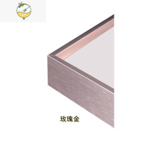 YICHENG钻石画裱框十字绣边框铝合金相框定制自装字画框刺绣表框装裱挂墙 玫瑰金 定制尺寸 联系客服报价