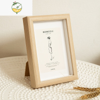 YICHENG北欧简约创意相框摆台挂墙加洗照片7 8 10 12 16寸A4装裱画框横竖 橡木色 10寸[挂摆两用]内径
