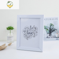 YICHENG塑料加厚相框摆台挂墙儿童567810寸A4 A3作业粘土框架素描pvc画框 白色 6寸10*15(挂墙留言