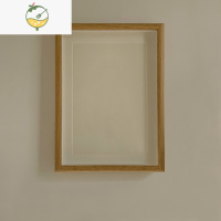 YICHENG书法自己手写空白宣纸全熟画框裱字画DIY相框真迹练习摆台相框 相框+3张加厚宣纸 A4(23*32cm)可