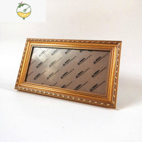 YICHENG荣誉牌相框退伍牌框光荣匾牌专用框四有喜报边框纪念摆台挂墙支架 新金色[边框宽2.8厘米] 江苏人家老牌子[