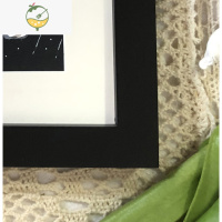 YICHENG油画棒专用画框九宫格作品框ins简约玻璃实木框照片摆台挂墙礼物 黑色 10寸九宫格画框(内卡纸开孔5.6c