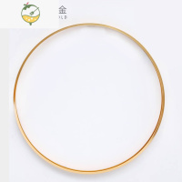 YICHENG铝合金画框圆形钻石画框十字绣拼图装裱框数字油画圆框镜子框带灯 拉丝亮钛金+有机玻璃 +背板 不带灯 内径3