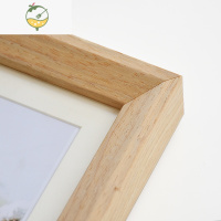 YICHENG实木相框摆台6寸简约ins风猫咪狗狗宠物洗照片加做成挂墙定制画框 原木色 定制其他尺寸请联系客服