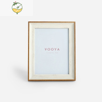 YICHENG美式相框简约画框胡桃木质摆台挂墙5678寸A4A3装裱画洗照片 白木色 A3[30*42cm]挂墙