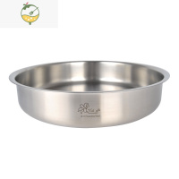 YICHENG316不锈钢盘子蒸糕盘碟子菜盘加厚圆盘水果盘蒸盘20/24/28cm 单个28cm