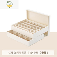 YICHENG10层首饰盒耳环收纳盒网红同款大容量首饰饰品手耳钉耳饰儿童发饰饰品盒