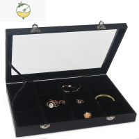 YICHENG 绒首饰盒戒指项链耳钉耳环展示盒吊坠手镯收纳盒带盖珠宝箱饰品盒