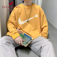 富贵鸟(FUGUINIAO)男士长袖t恤春秋季打底衫潮流宽松ins上衣服卫衣男装体恤