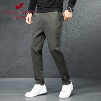 富贵鸟(FUGUINIAO)秋冬季新休闲裤男士直筒宽松修身正装西裤商务休闲西装长裤子