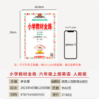 2021新版小学教材全练六年级英语书上册人教部编版课本教材解读教辅资料53天天练学而思学霸笔记全易通点拨状元大课堂倍速学