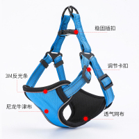 狗绳子胸背带狗狗牵引绳小型犬遛狗绳子大型犬反光狗链子宠物用品 橙色普通两件套 S-小型