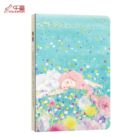 千寻创意简约ins手账本A5小随身笔记本文具记事本少女个性32K日记网格本192页厚平铺方格本像素硬壳画线格本 春眠