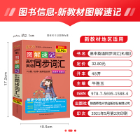 2022新教材 图解速记高中英语同步词汇 RJ版人教版 高中英语词汇3500词高一高二高三同步词汇高中单词短语必背随身记