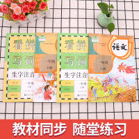 全套任选小学一二三四五年级新编同步识字卡+同步训练+看拼音写词语生字注音组词 阅读理解语文默写能手看图说话训练天天练人教