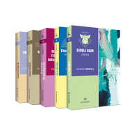 月亮与六便士+动物庄园+假如给我三天光明+人性的弱点+呼啸山庄英语版5册英文经典世界名著大学生初中生英文阅读物原版小说书