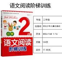 二年级语文阅读阶梯训练题每日一练 上册下册人教版 小学语文课外阅读理解专项训练书强化天天练阶梯阅读同步练习册技巧与方法练