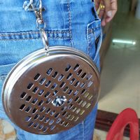 塑料蚊香盘盒 户外 便携蚊香盘 带锁安全 野外 爬山 钓鱼 野钓 铁挂式两用蚊香盘1个装