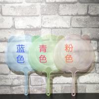 新款卡通软塑料扇子男女式学生儿童随身携带夏季驱蚊纳凉手摇风扇 1把[颜色随机发]