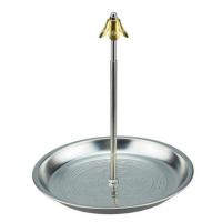 可伸缩不锈钢盘香架檀香架盘香薰香炉环香架蚊香盘 大号加厚三节升降盘一个