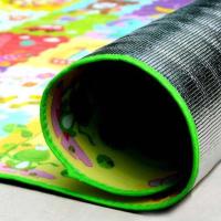 [隔凉防水爬行垫]宝宝爬行垫加厚爬爬垫加厚地板泡沫垫子野餐垫 单面款0.5厚-正图背铝膜 0.9米X1.3米