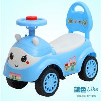 儿童平衡车1-1.5-3岁滑步车宝宝小孩玩具溜溜车滑行无脚蹬助步车 米兔蓝色