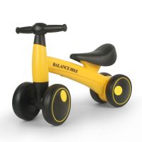 儿童平衡车宝宝滑行学步车B.DUCK小黄鸭同款宝宝溜溜扭扭平衡车 基础版无灯光音乐