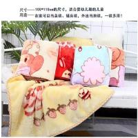 婴儿童毯毛毯双层加厚冬季新生儿抱毯儿童盖毯被子新生宝宝云毯 双层云毯-花型随机105*120cm 自用(简单包装)