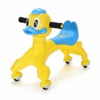 儿童扭扭车宝宝溜溜车1-3岁万向摇摆车学步车妞妞车滑滑车滑行车 [加厚款]蓝鸭送牵引绳