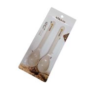 依蔓特可咖餐具小麦汤勺饭勺 创意旅行长柄小勺子2个装2548 2个装(2548)