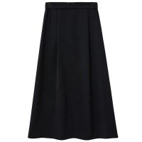 单件/套装 休闲格子短袖衬衫上衣套装女新款韩版高腰半身裙两件套 单条裙子 S 建议70-90斤