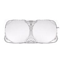 汽车遮阳挡前挡风玻璃隔热板防晒罩避光垫帘改装车内夏季防护用品 不带车标【前挡遮阳挡】 轿车款（150*70cm）