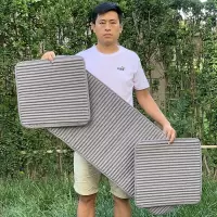 [暴晒不烫]汽车坐垫四季通用全套亚麻汽车坐垫单片三件套座椅垫 永恒黑色 1个方垫