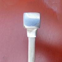 杨家地老师傅工地铝模专用工具铝模锤鸭嘴扁尖头独角特制钳工锤 锤头0.35kg 光滑平面