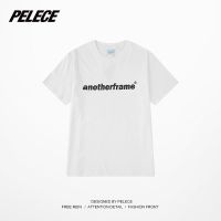 HEYBIG男装夏季短袖T恤男复古印花体恤宽松版打底衫潮牌T恤衫青年 白色 S