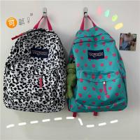 日韩ins百搭潮流书包女原宿ulzzang高中初中学生背包大容量双肩包 豹纹（经典纪念款） 收藏店铺 送礼物 优先发货