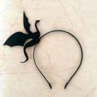 新款万圣节恶魔翅膀发箍发饰成人头饰儿童都可以 翼龙