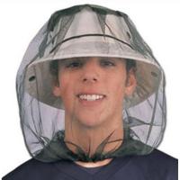 夏季防蚊帽户外露营防蚊虫帽子男女护脸网纱头套蚊帐帽钓鱼养蜂帽 图片色 均码