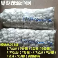 半成品渔网6分7分8分9分小眼网片网衣捕鱼网粘网挂网丝网鲫鱼白条 150眼220眼300眼下个链接